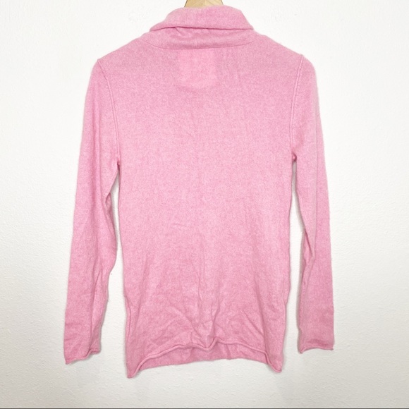 [Old Navy] Pink 100% Cashmere Turtleneck Sweater - Picture 2 of 5